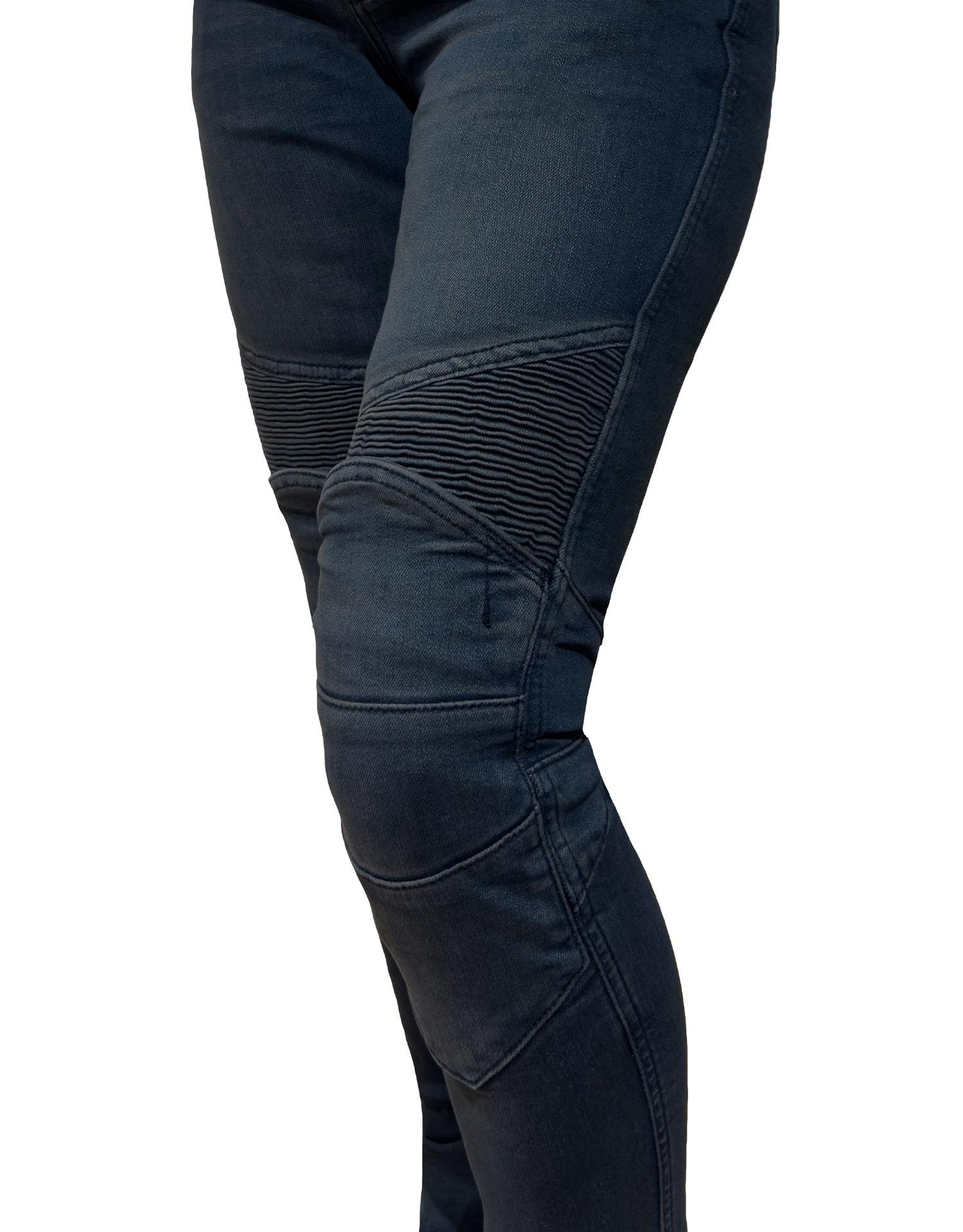 BJ EVO ULTRA FLEXI DARK BLUE KORUMALI MOTOSİKLET KOT PANTOLONUTHE BİKER JEANSKadın Pantolonları
