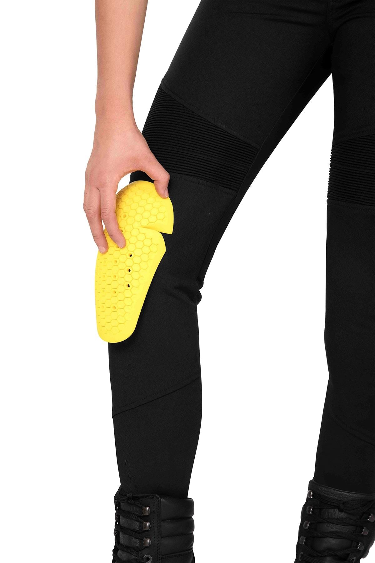 ALİCE KORUMALI MOTOSİKLET TAYT PANTOLONUTHE BİKER JEANSKadın Pantolonları