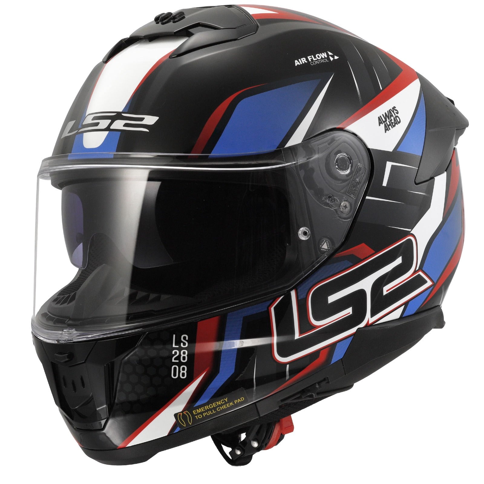 LS2 STREAM 2 TINUX SİYAH-KIRMIZI KASKLS2Kapalı Kasklar