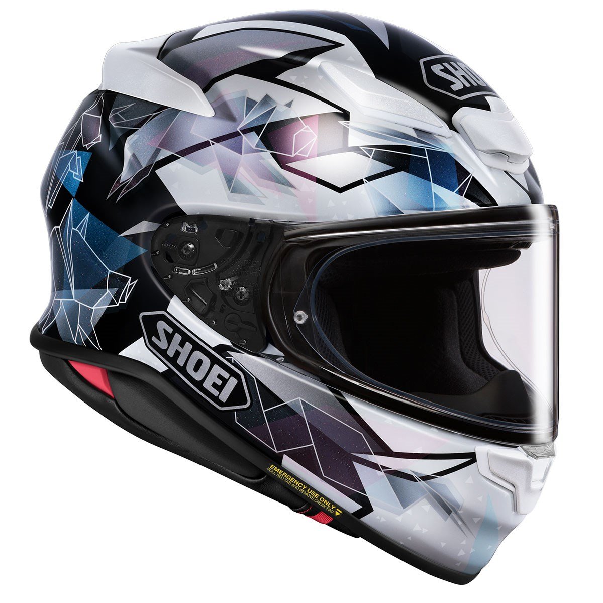 SHOEI NXR 2 ORIGAMI 2 TC-5 BLACK WHITE KASKSHOEIKapalı Kasklar