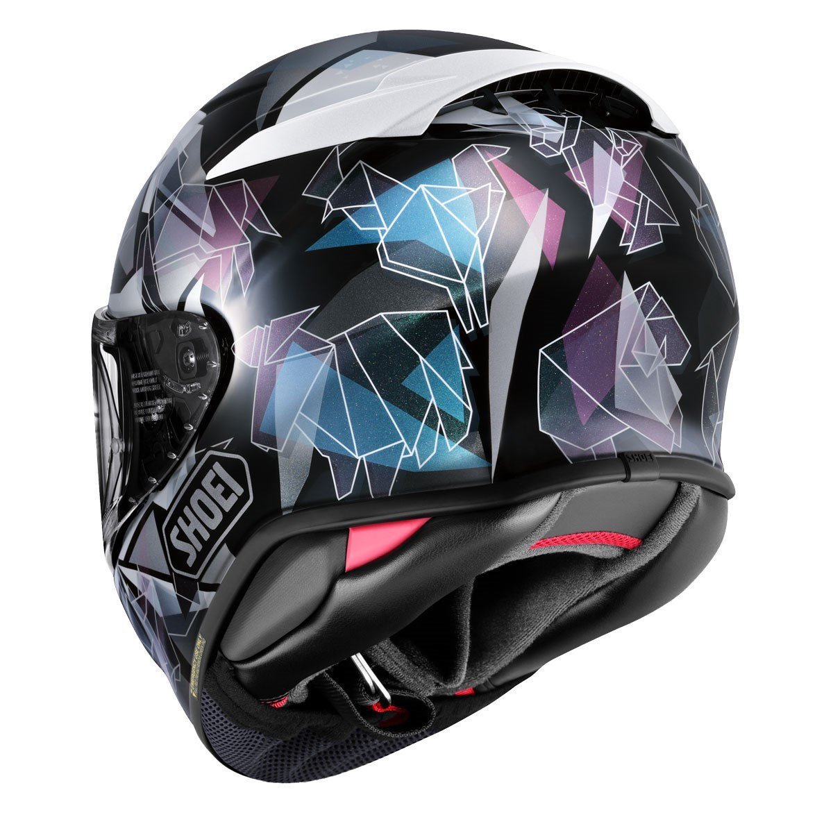 SHOEI NXR 2 ORIGAMI 2 TC-5 BLACK WHITE KASKSHOEIKapalı Kasklar