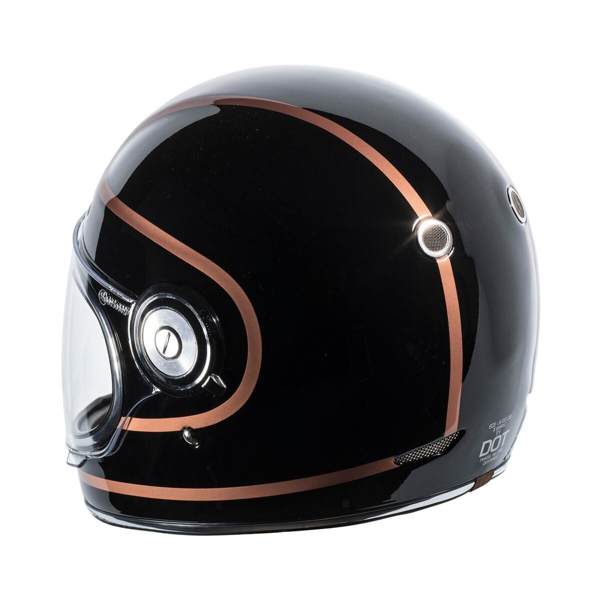 TORC T-1 COPPER PİN GLOSS BLACKTORCKapalı Kasklar