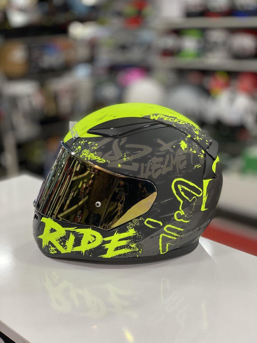 LS2 RAPID-STROM VIZÖR CAMI IRIDIUM SARIls2Kask Aksesuarları
