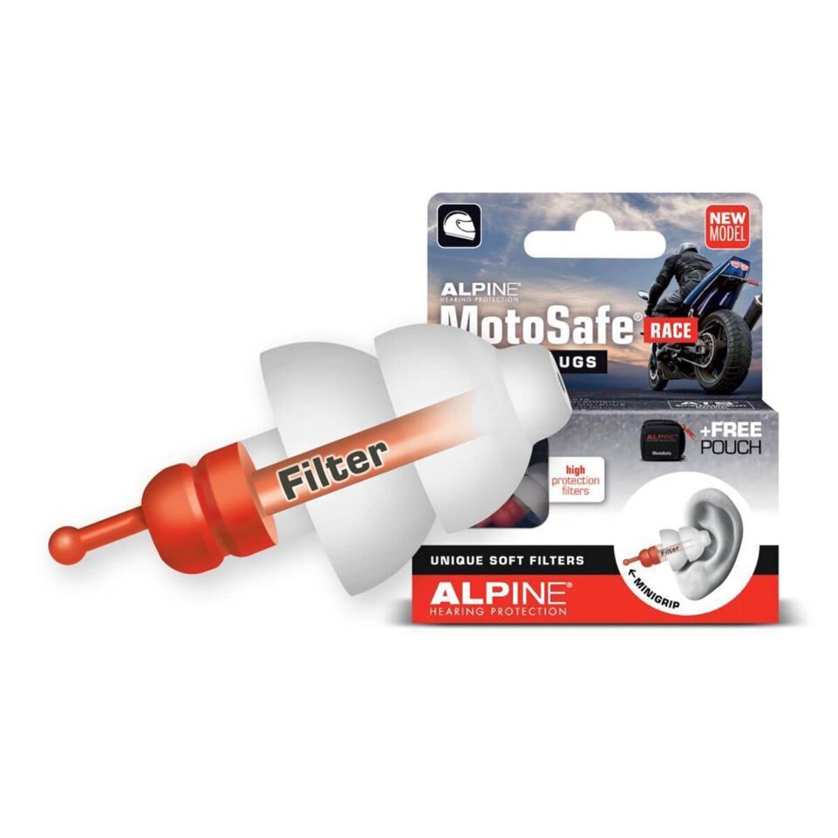 ALPİNE MOTOSAFE RACE KULAK TIKACIALPINEKulak Sağlığı