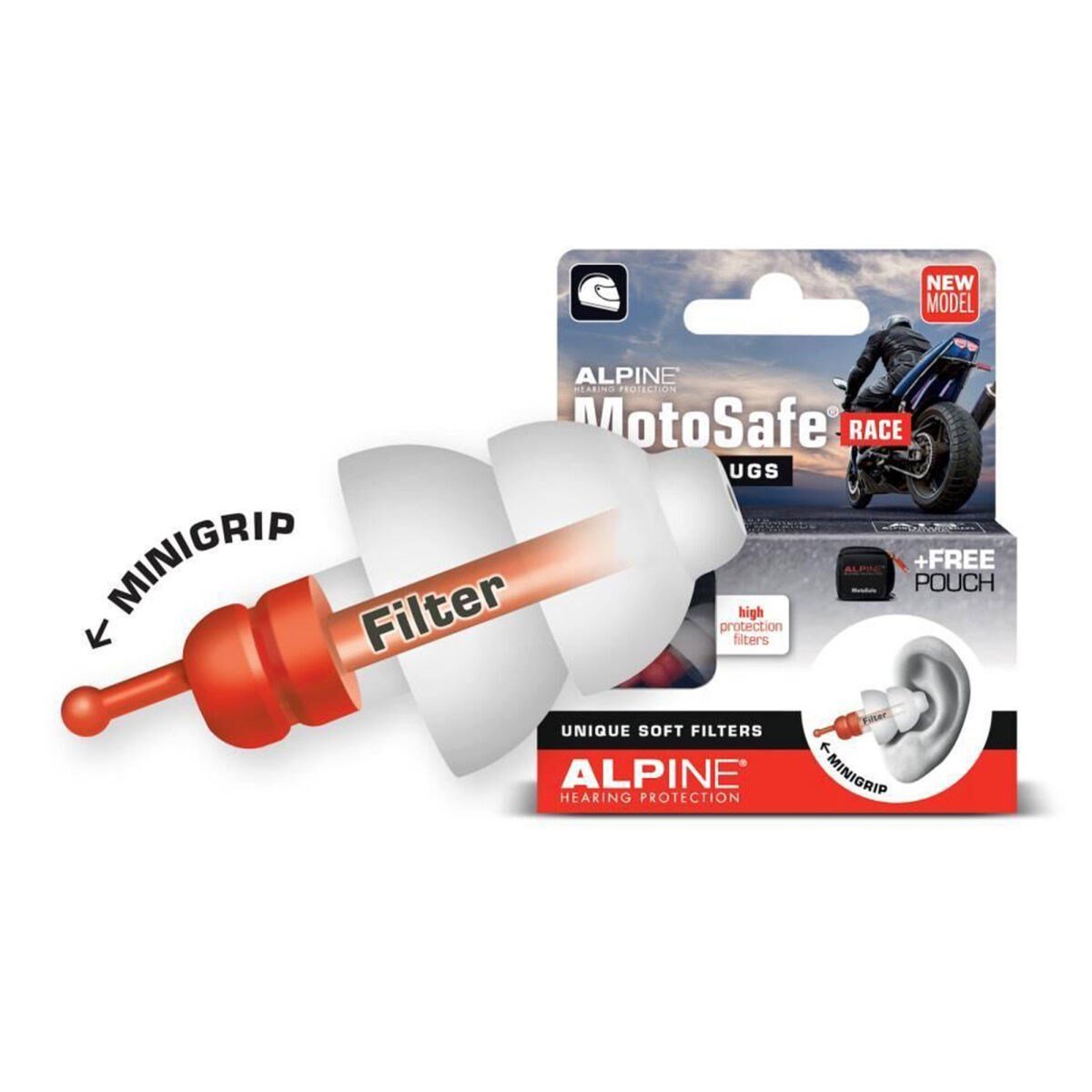 ALPİNE MOTOSAFE RACE KULAK TIKACIALPINEKulak Sağlığı