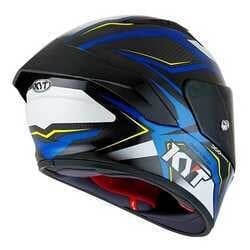 KYT NZ RACE CARBON STRIDE BEYAZ MAVİ