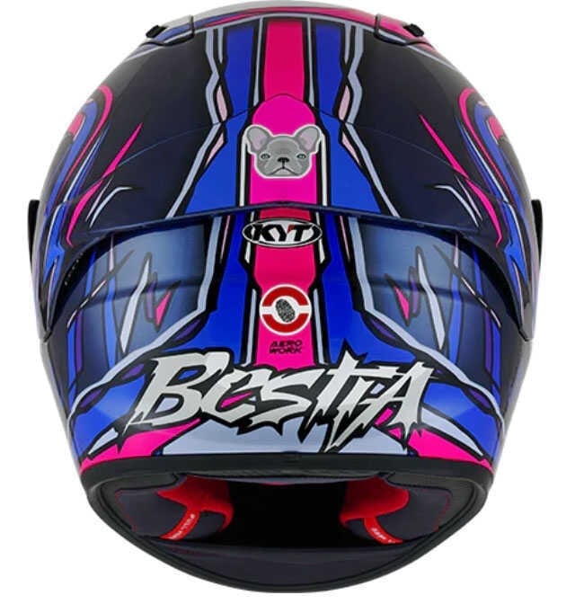 KYT NZ RACE KASK BASTIANINI