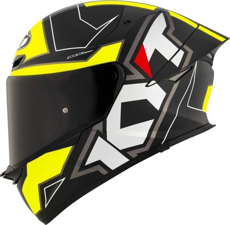 KYT TT-REVO KASK ELECTRON MATT SİYAH SARI