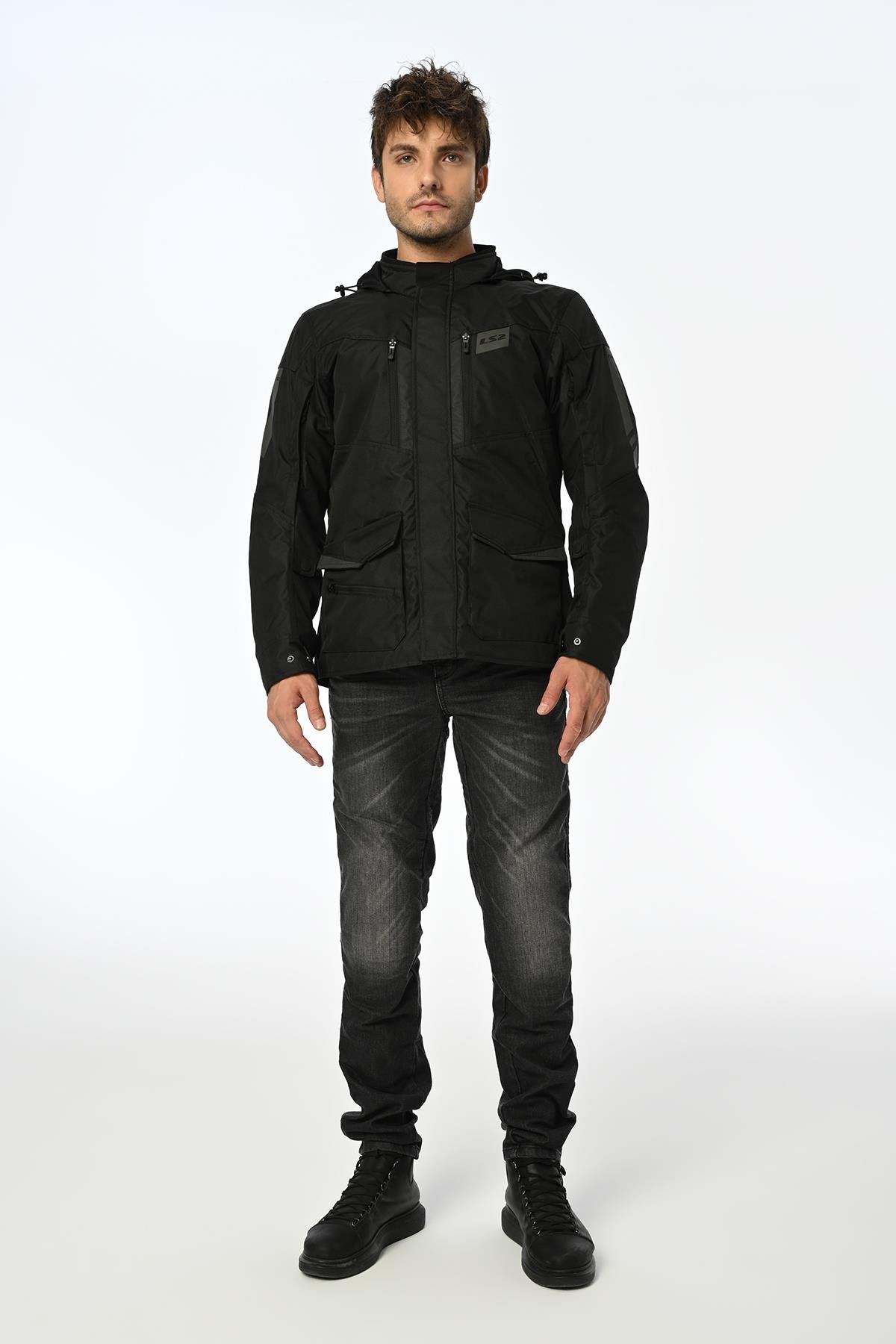 LS2 METROPOLIS EVO MAN JACKET BLACK CEKET ls23 Mevsim MontlarLS2 METROPOLIS EVO MAN JACKET BLACK CEKET LS2 METROPOLIS EVO MAN JACKET BLACK CEKET 