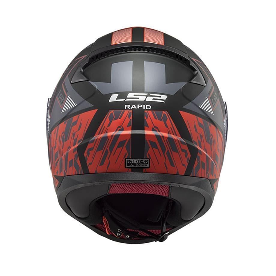 LS2 RAPID XTREET MATT BLACK-RED ls2Kapalı KasklarLS2 RAPID XTREET MATT BLACK-RED LS2 RAPID XTREET MATT BLACK-RED 