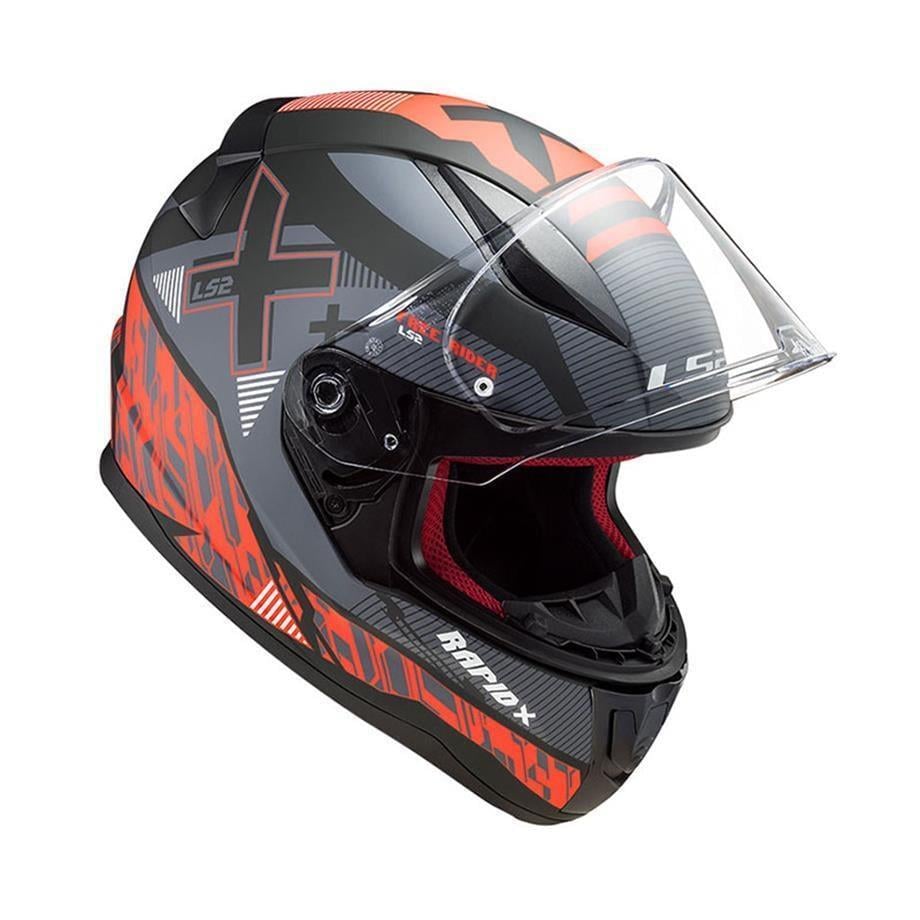 LS2 RAPID XTREET MATT BLACK-RED ls2Kapalı KasklarLS2 RAPID XTREET MATT BLACK-RED LS2 RAPID XTREET MATT BLACK-RED 
