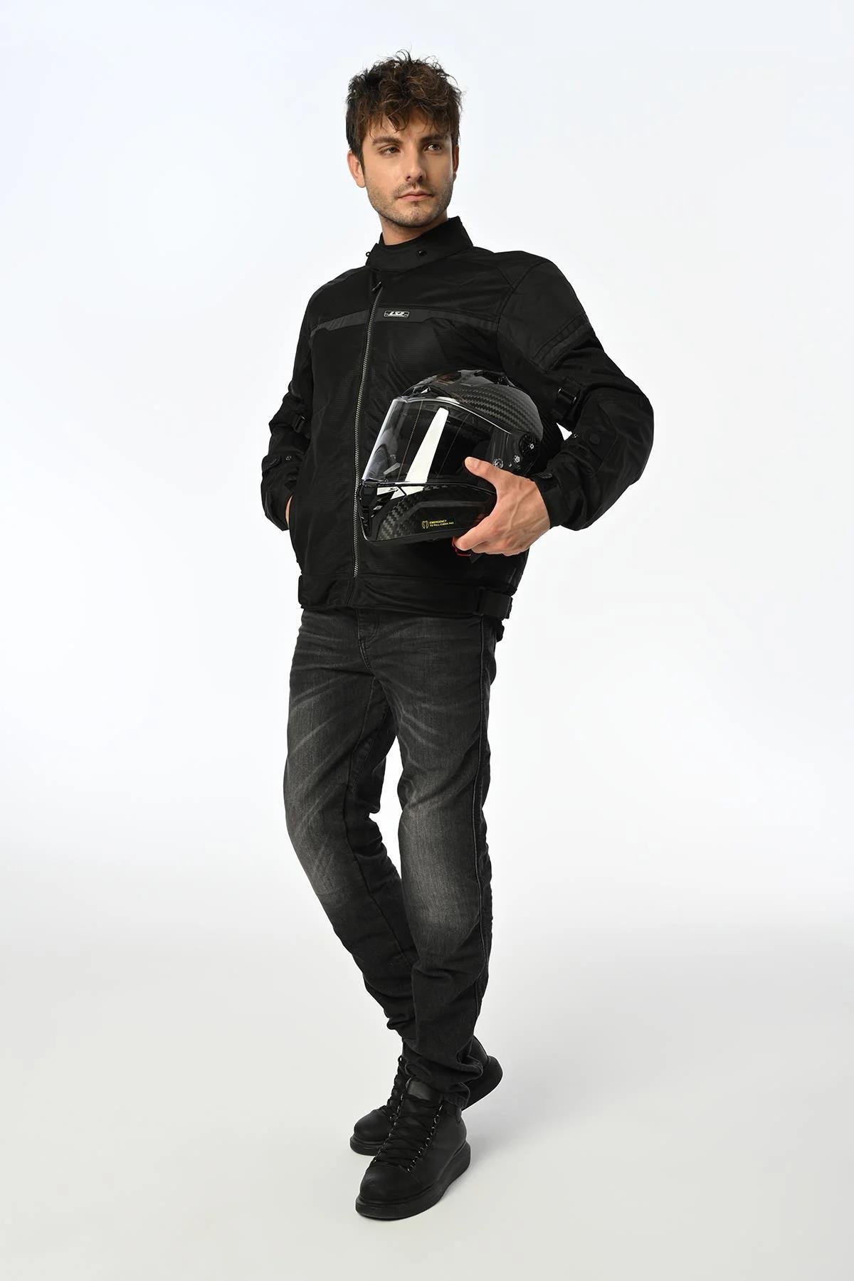LS2 RIVA MAN JACKET BLACK CEKET ls23 Mevsim MontlarLS2 RIVA MAN JACKET BLACK CEKET SLS2 RIVA MAN JACKET BLACK CEKET S