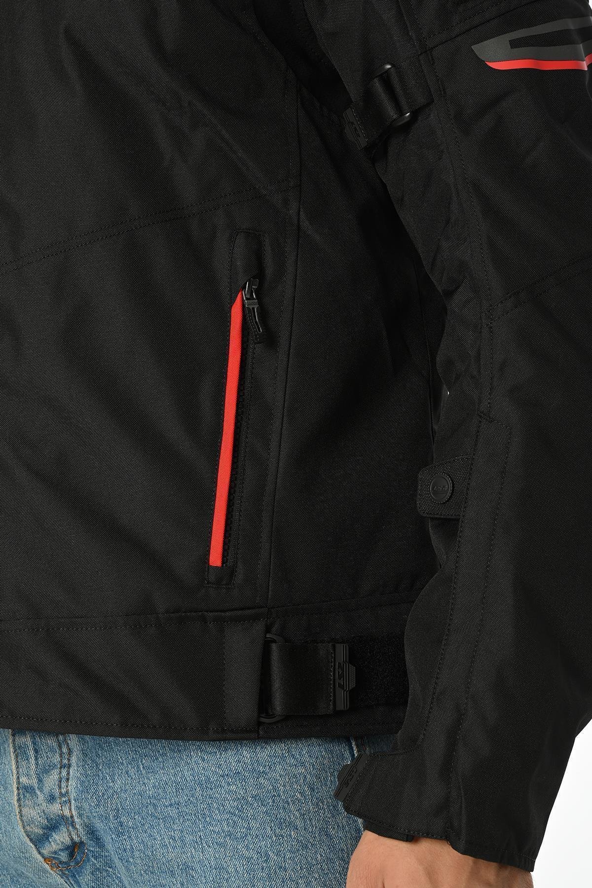 LS2 SHADOW MAN JACKET BLACK RED - SİYAH KIRMIZI CEKETls23 Mevsim MontlarLS2 SHADOW MAN JACKET BLACK RED CEKET SLS2 SHADOW MAN JACKET BLACK RED CEKET S