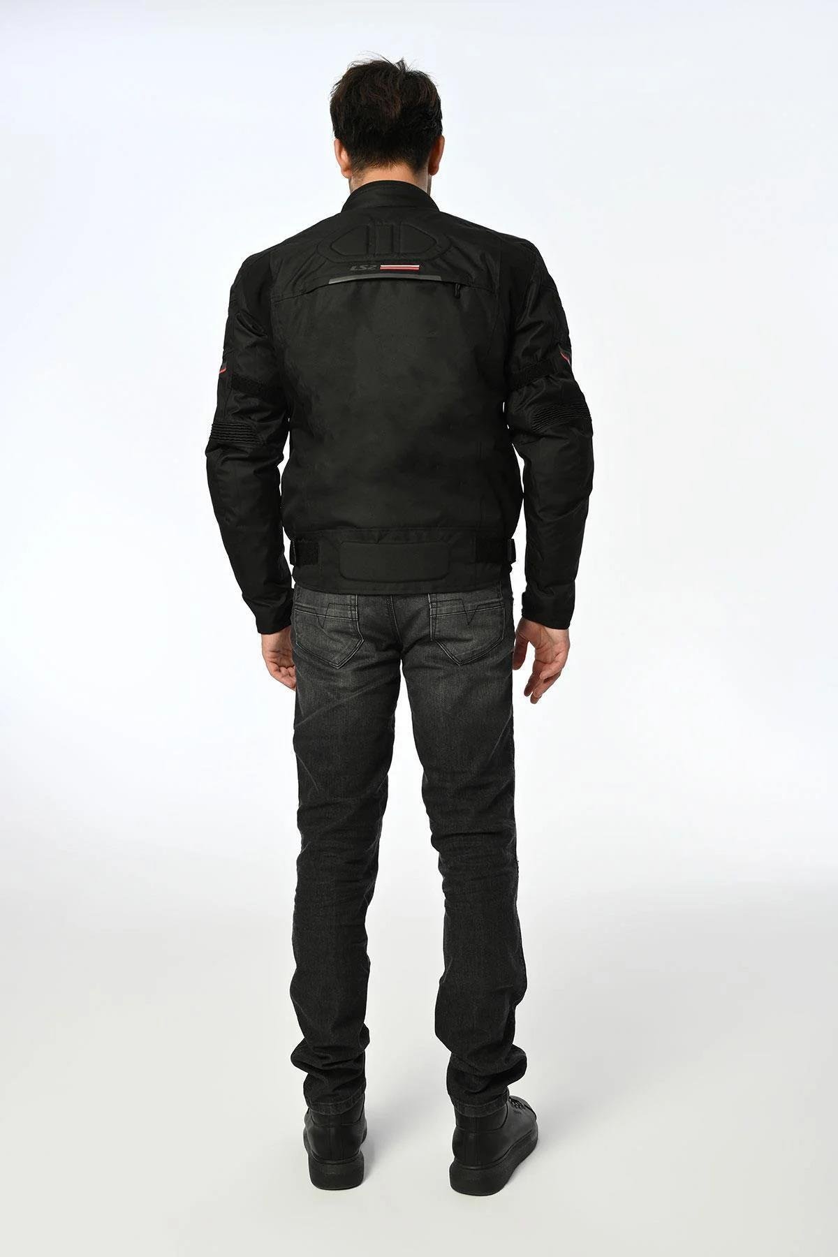 LS2 SHADOW MAN JACKET BLACK RED - SİYAH KIRMIZI CEKETls23 Mevsim MontlarLS2 SHADOW MAN JACKET BLACK RED CEKET SLS2 SHADOW MAN JACKET BLACK RED CEKET S