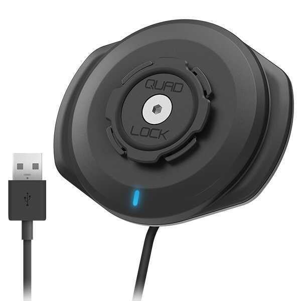 QUADLOCK USB HAVA KOŞULLARINA DAYANIKLI KABLOSUZ ŞARJ BAŞLIĞI