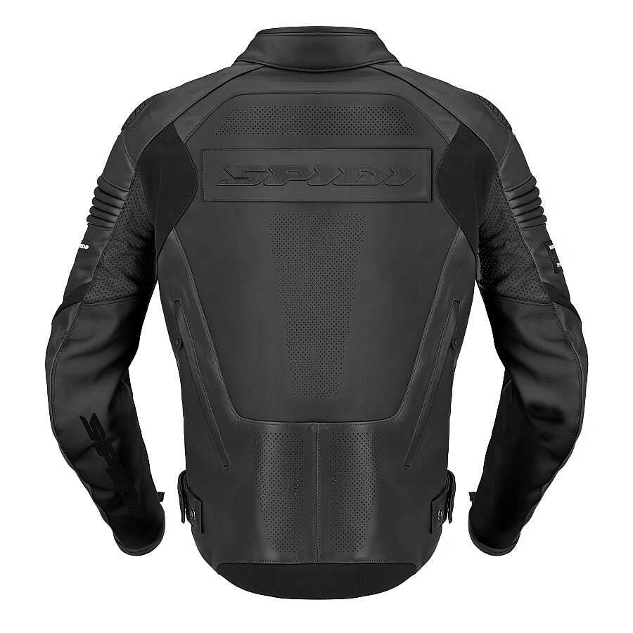 SPIDI HYPER-V PRO PERFORATED DERİ CEKET SİYAH