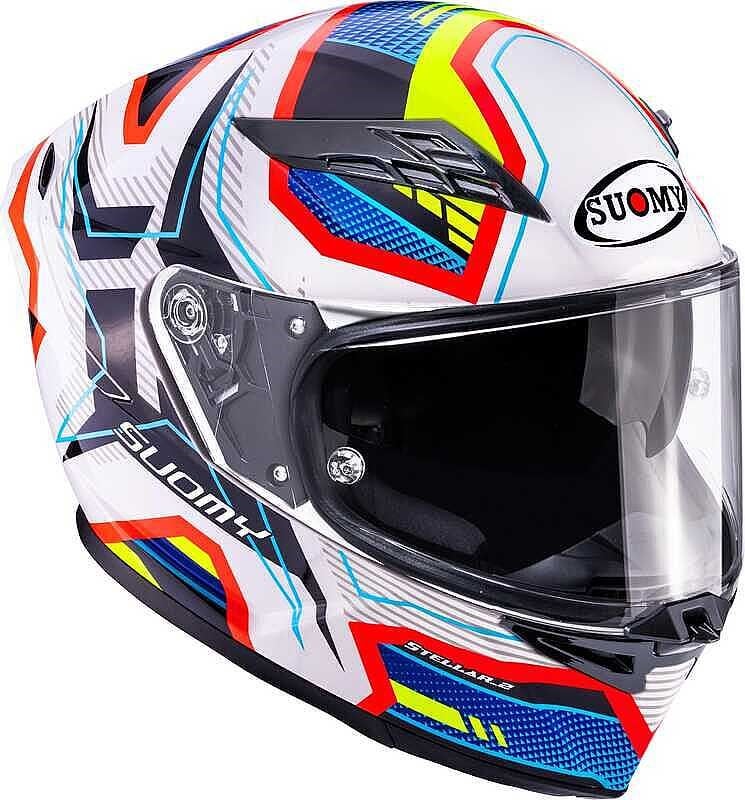SUOMY STELLAR 2 KASK BLACKSTAR BEYAZ MAVİ