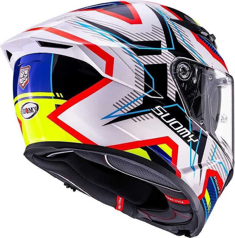 SUOMY STELLAR 2 KASK BLACKSTAR BEYAZ MAVİ