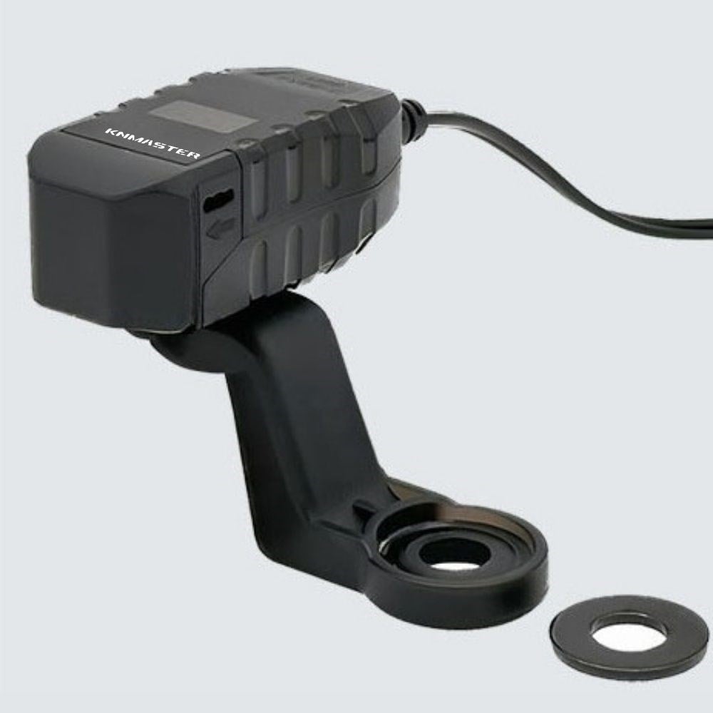 KNMASTER UC200 MOTOSİKLET USB VE TYPE-C ÇİFT GİRİŞLİ ŞARJ SOKETİKNMASTERTelefon Tutucular