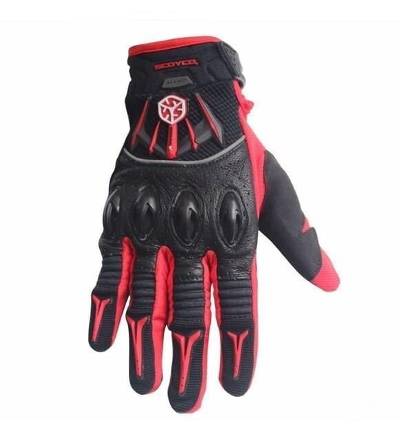 SCOYCO MX40 RED ELDIVENSCOYCOTS EN 13594 Sertifikalı Eldivenler
