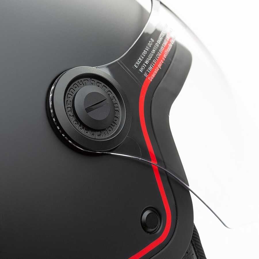 TUCANO URBANO EL JETTIN 6.0 YARIM KASK MILAN SKYLINE MAT SİYAH