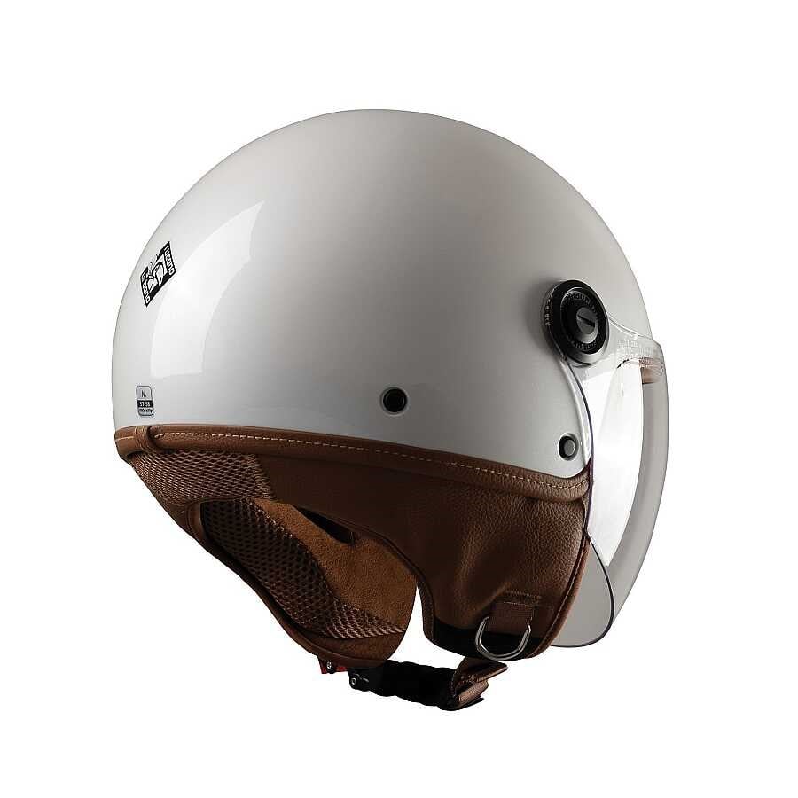 TUCANO URBANO EL JETTIN 6.0 YARIM KASK PARLAK İNCİ BEYAZI