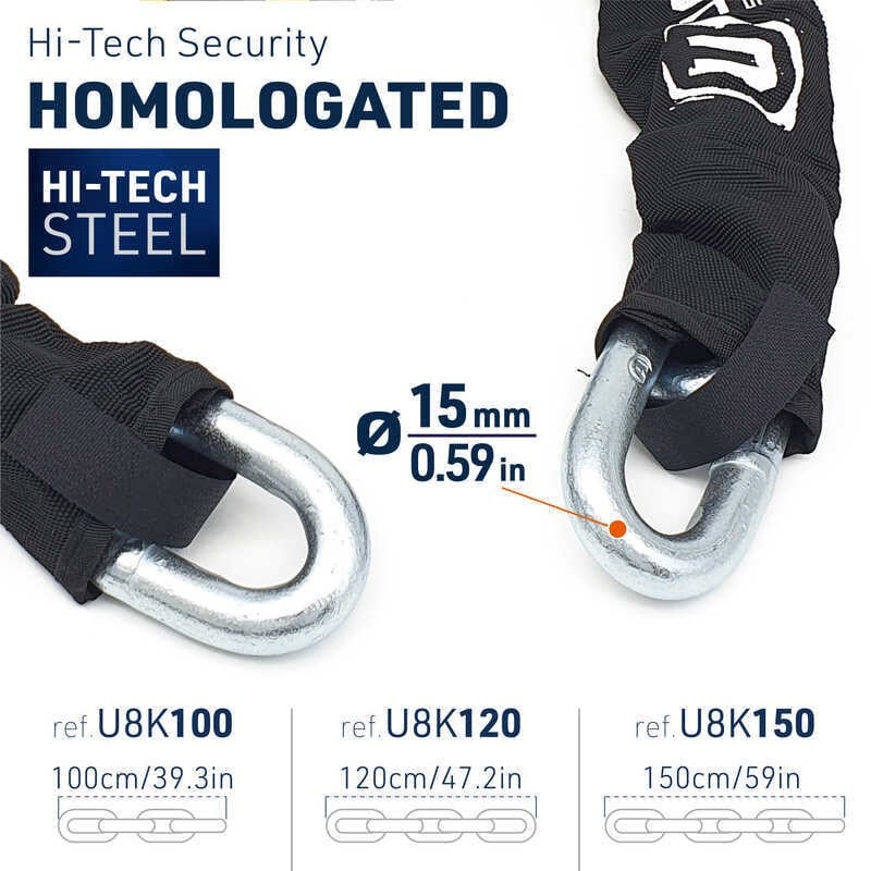 URBAN SECURITY U8K150 14MM SRA SINIFI ZİNCİR KİLİT
