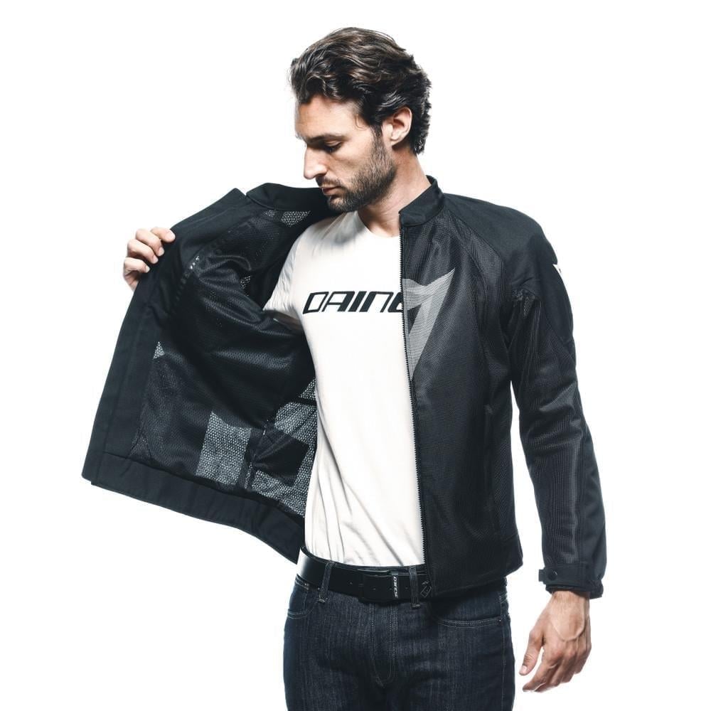DAINESE HEROSPHERE BLACK WHITE TEKSTİL MONTDAINESEYazlık Montlar