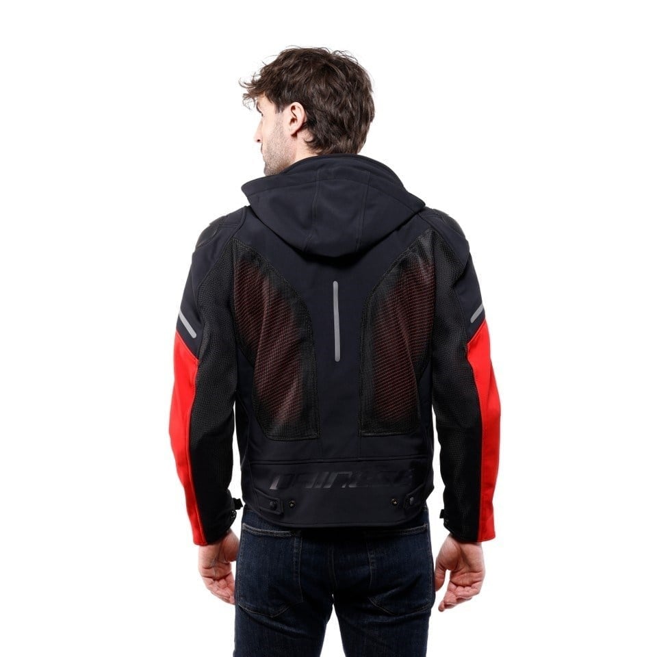 DAİNESE SUPER SPRİNT BLACK AİR BLACK WHİTE REDDAINESEYazlık Montlar