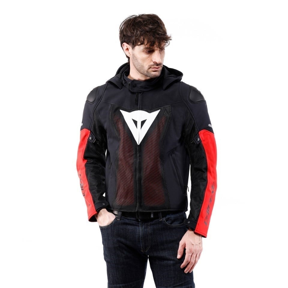 DAİNESE SUPER SPRİNT BLACK AİR BLACK WHİTE REDDAINESEYazlık Montlar