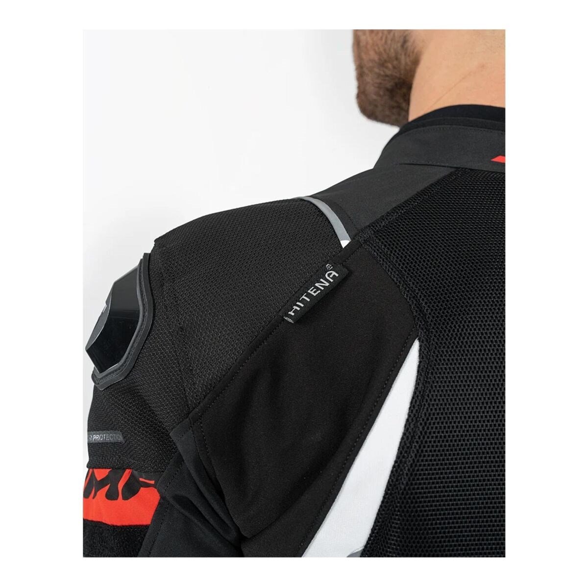 SHİMA MESH PRO 2.0 KORUMALI MOTOSİKLET MONTU SİYAH / BEYAZ / KIRMIZISHIMAYazlık Montlar