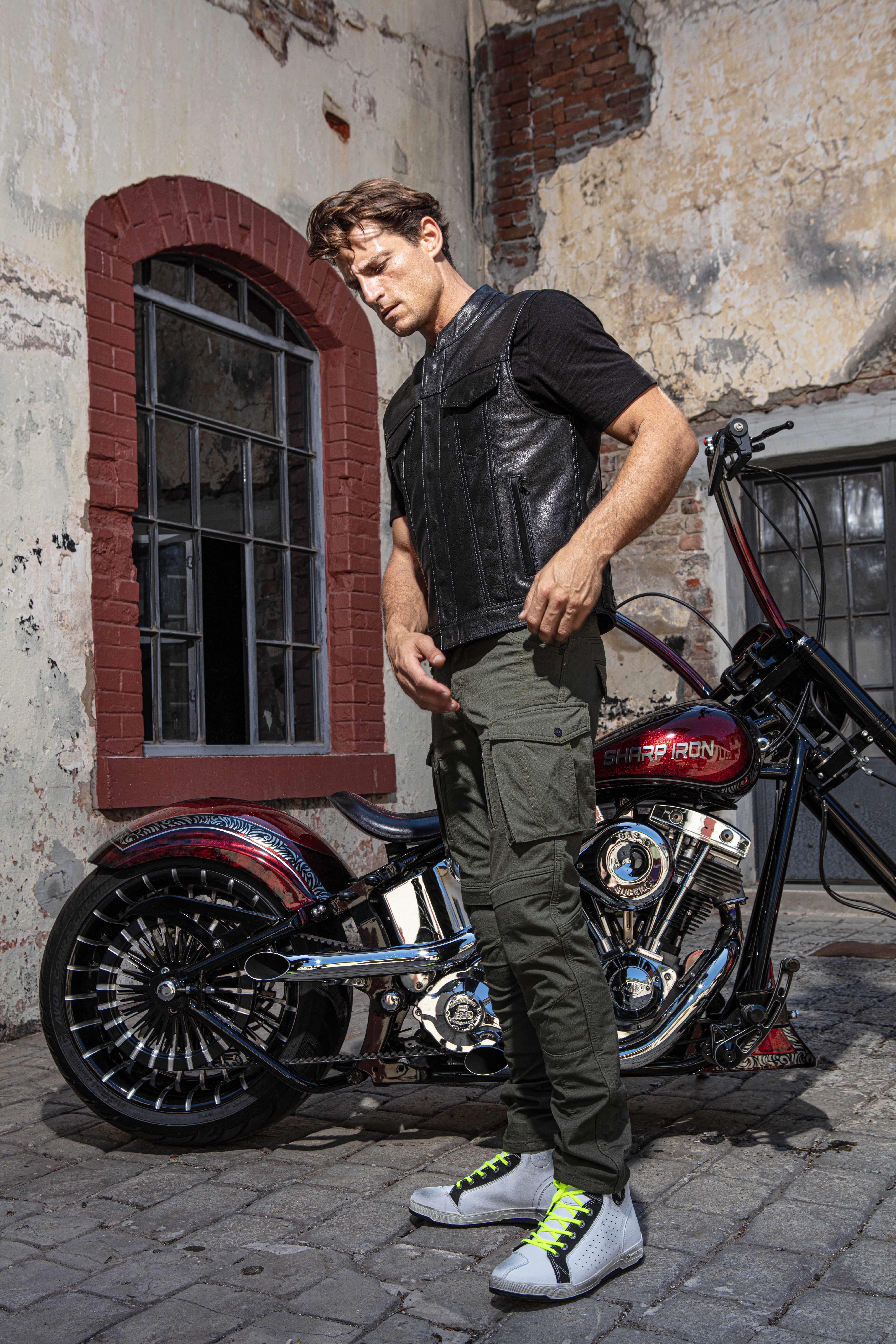 BJ TRUVA CARGO KHAKİ KORUMALI MOTOSİKLET PANTOLONUTHE BİKER JEANSYazlık Pantolonlar