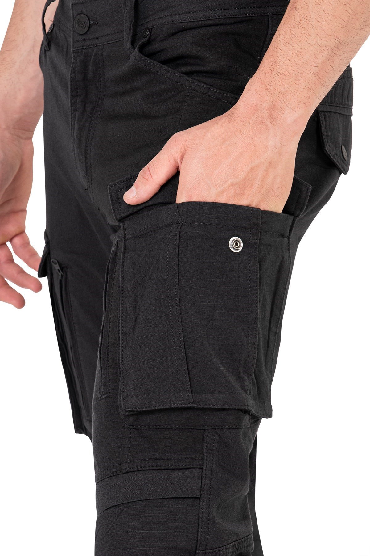 BJ TRUVA CARGO BLACK KORUMALI PANTOLONTHE BİKER JEANSYazlık Pantolonlar