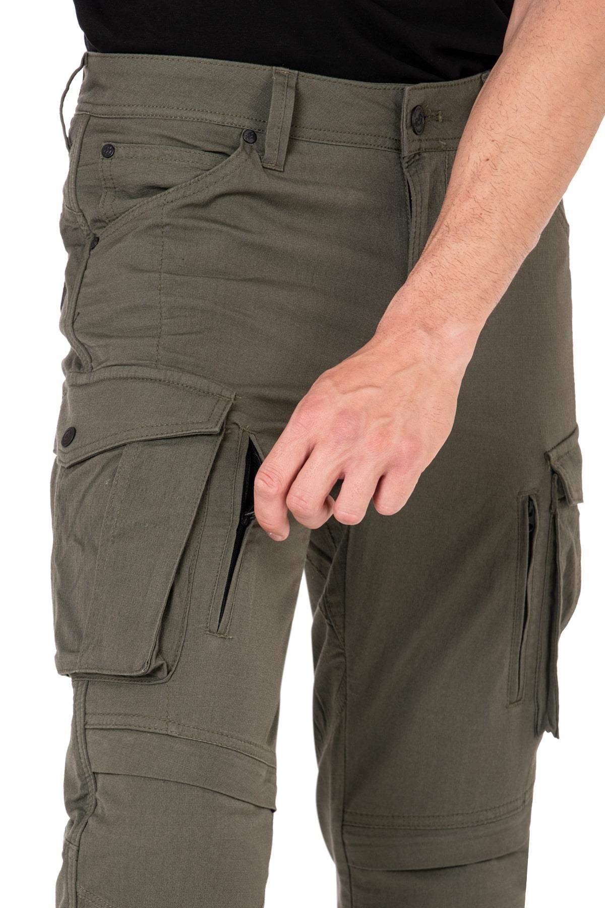 BJ TRUVA CARGO KHAKİ KORUMALI MOTOSİKLET PANTOLONUTHE BİKER JEANSYazlık Pantolonlar