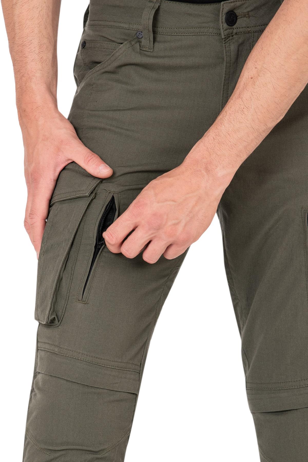 BJ TRUVA CARGO KHAKİ KORUMALI MOTOSİKLET PANTOLONUTHE BİKER JEANSYazlık Pantolonlar