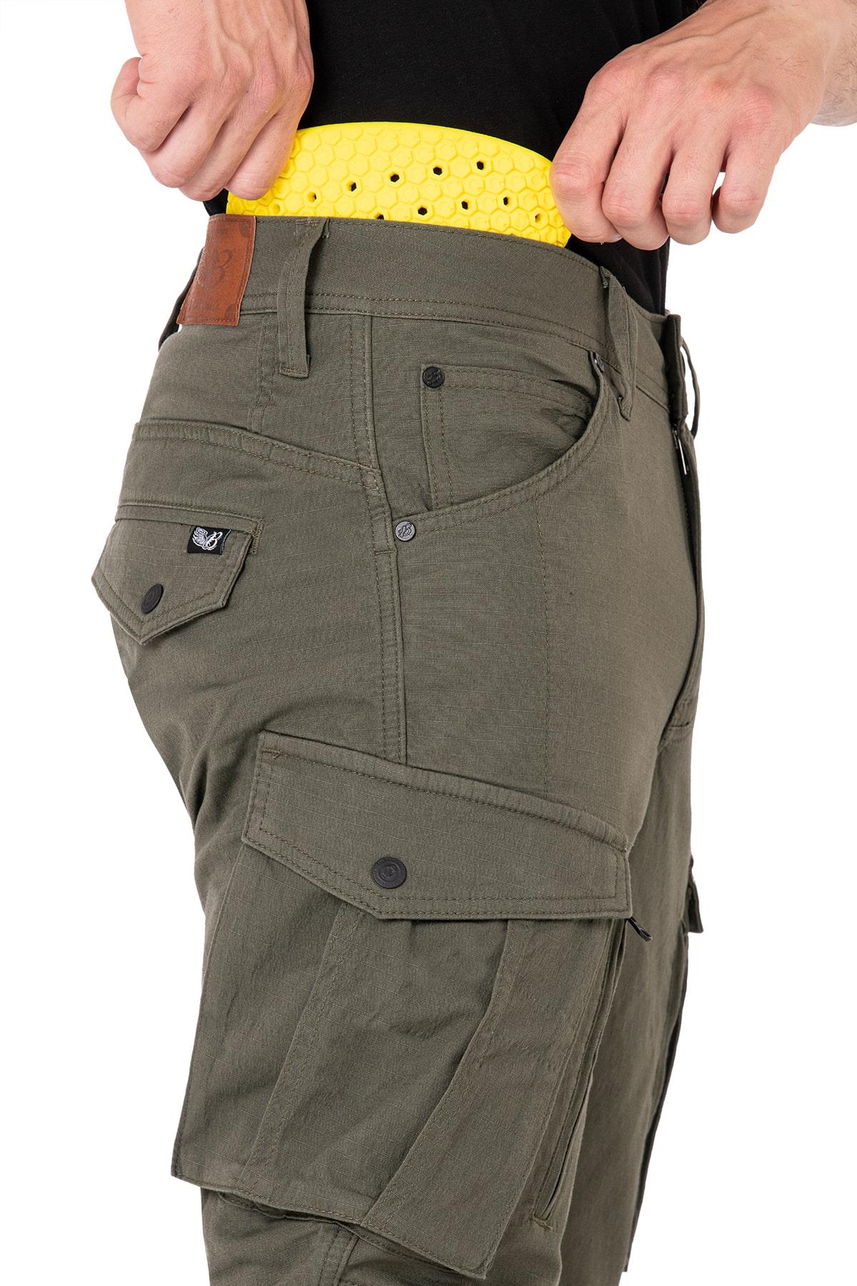 BJ TRUVA CARGO KHAKİ KORUMALI MOTOSİKLET PANTOLONUTHE BİKER JEANSYazlık Pantolonlar
