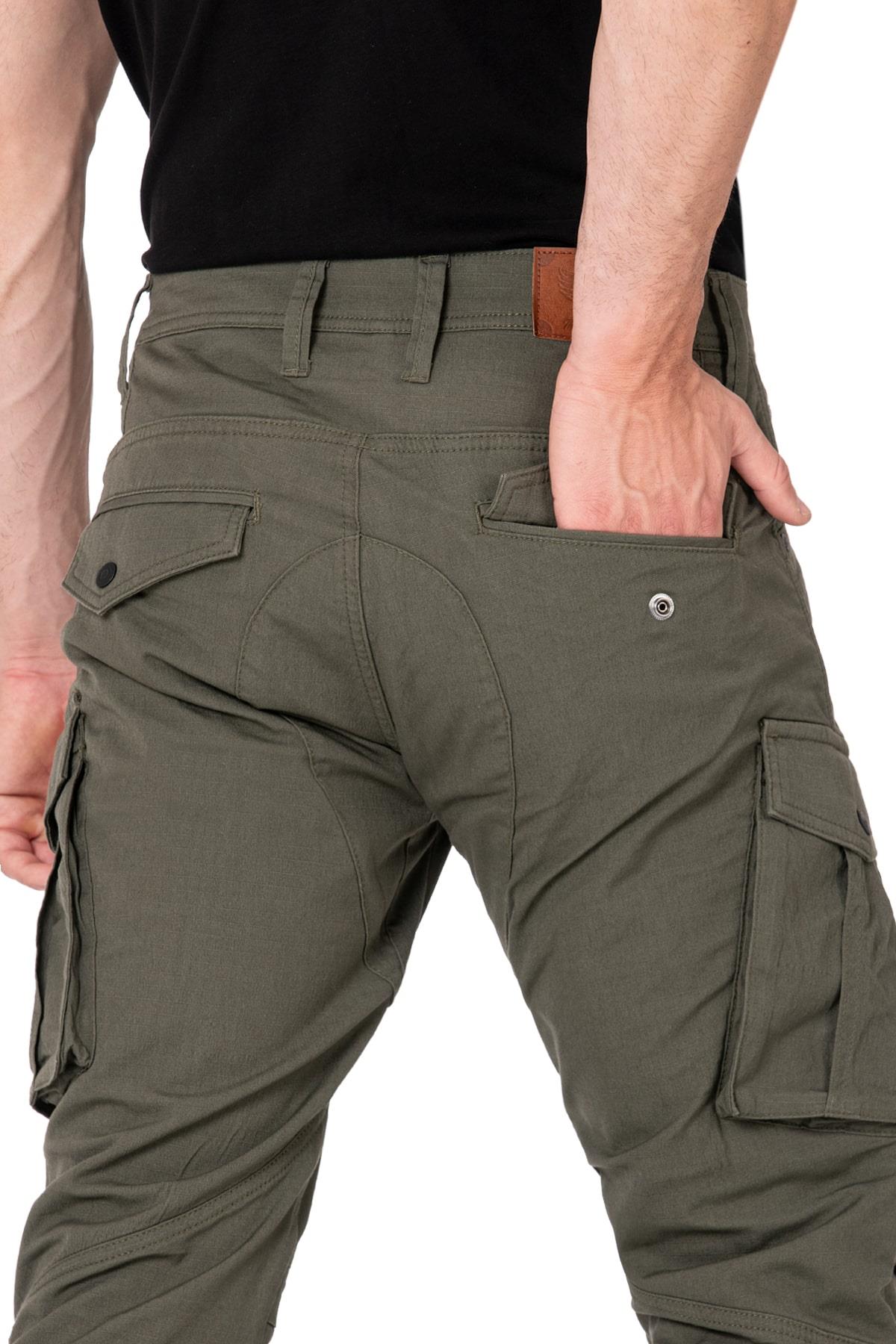 BJ TRUVA CARGO KHAKİ KORUMALI MOTOSİKLET PANTOLONUTHE BİKER JEANSYazlık Pantolonlar