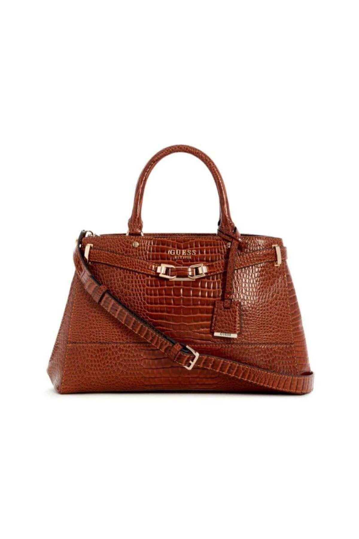 39x11x23Cm GUESS SILVYE LUXURY CROCO SATCHEL CG952706