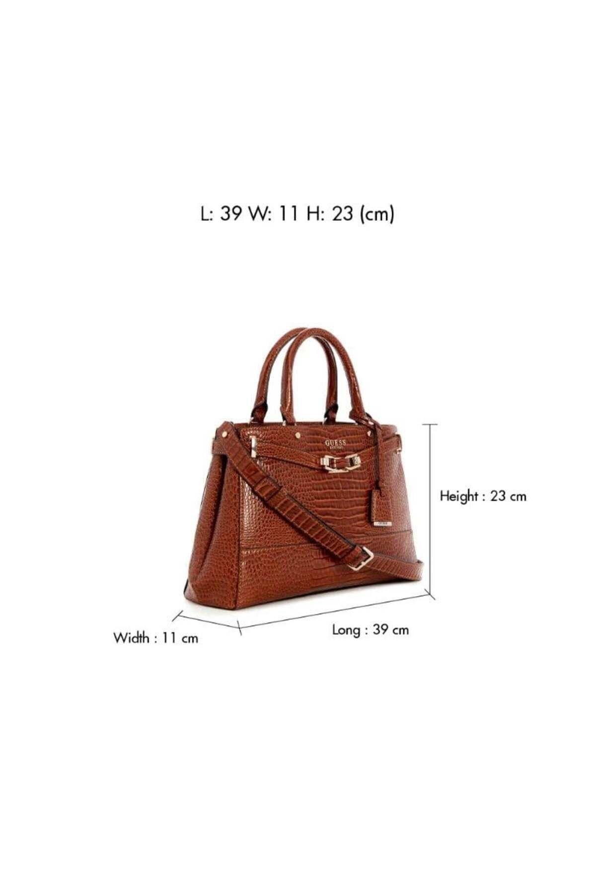 39x11x23Cm GUESS SILVYE LUXURY CROCO SATCHEL CG952706