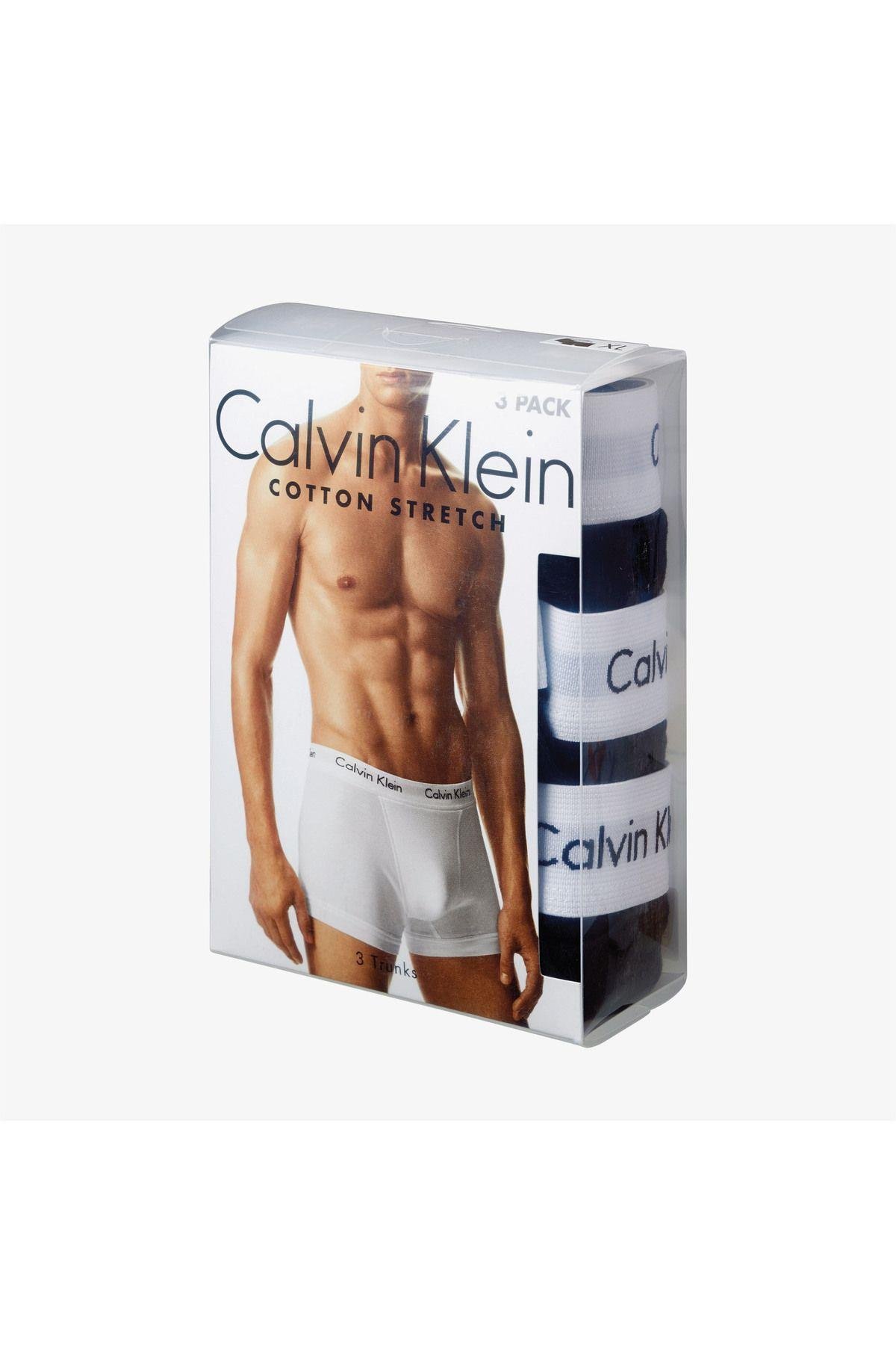 3'lü Low Rise Trunks Taille Basse Pack Erkek Siyah Boxer