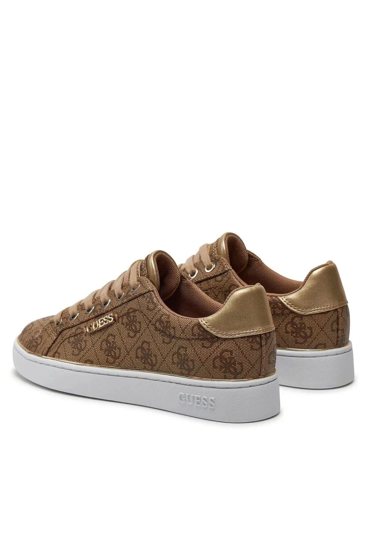 Beckıe Kadın Bej Kahverengi Sneaker Fl7bkıfal12-beıbr
