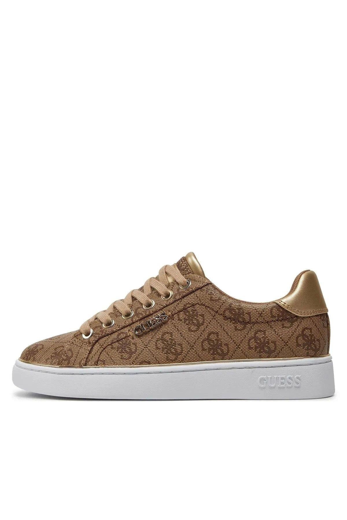 Beckıe Kadın Bej Kahverengi Sneaker Fl7bkıfal12-beıbr