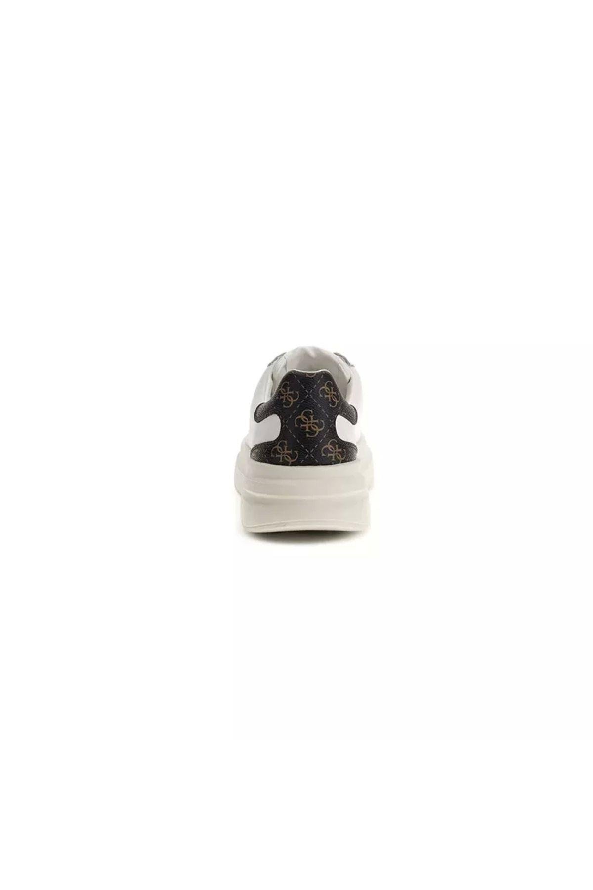 Elba Erkek Beyaz/kahverengi Sneaker Fmpvıblea12-wbroc