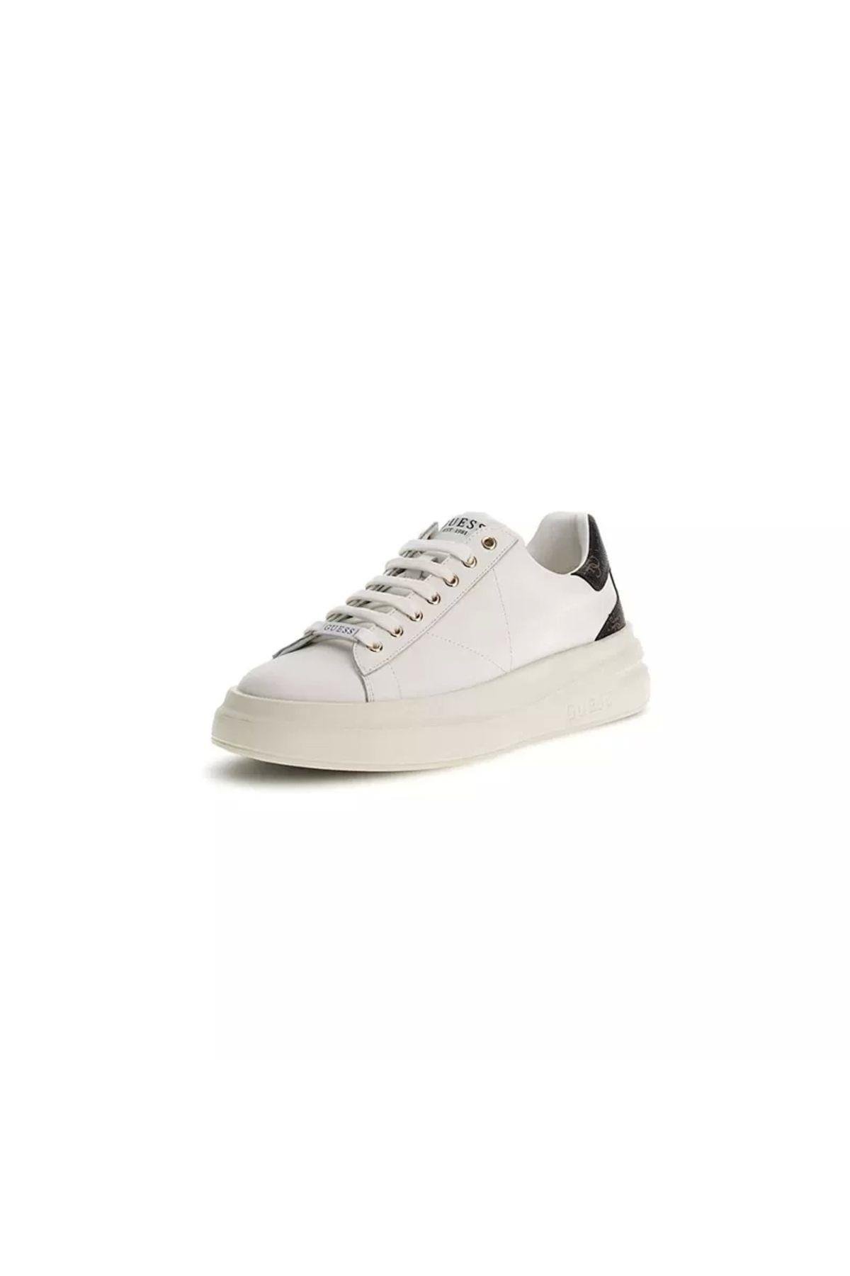 Elba Erkek Beyaz/kahverengi Sneaker Fmpvıblea12-wbroc