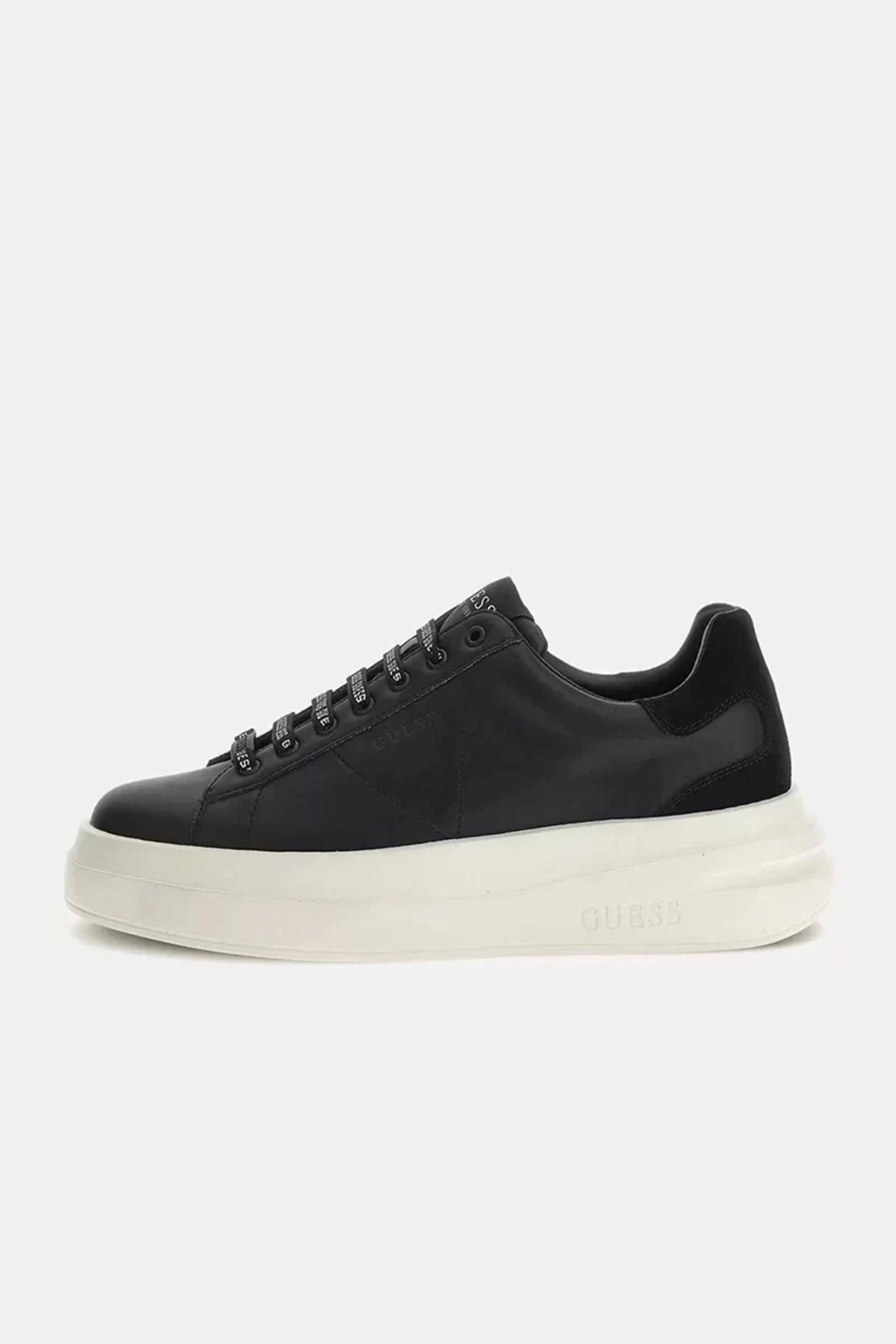 Elba Erkek Siyah Sneaker Fmpvıbsue12-black