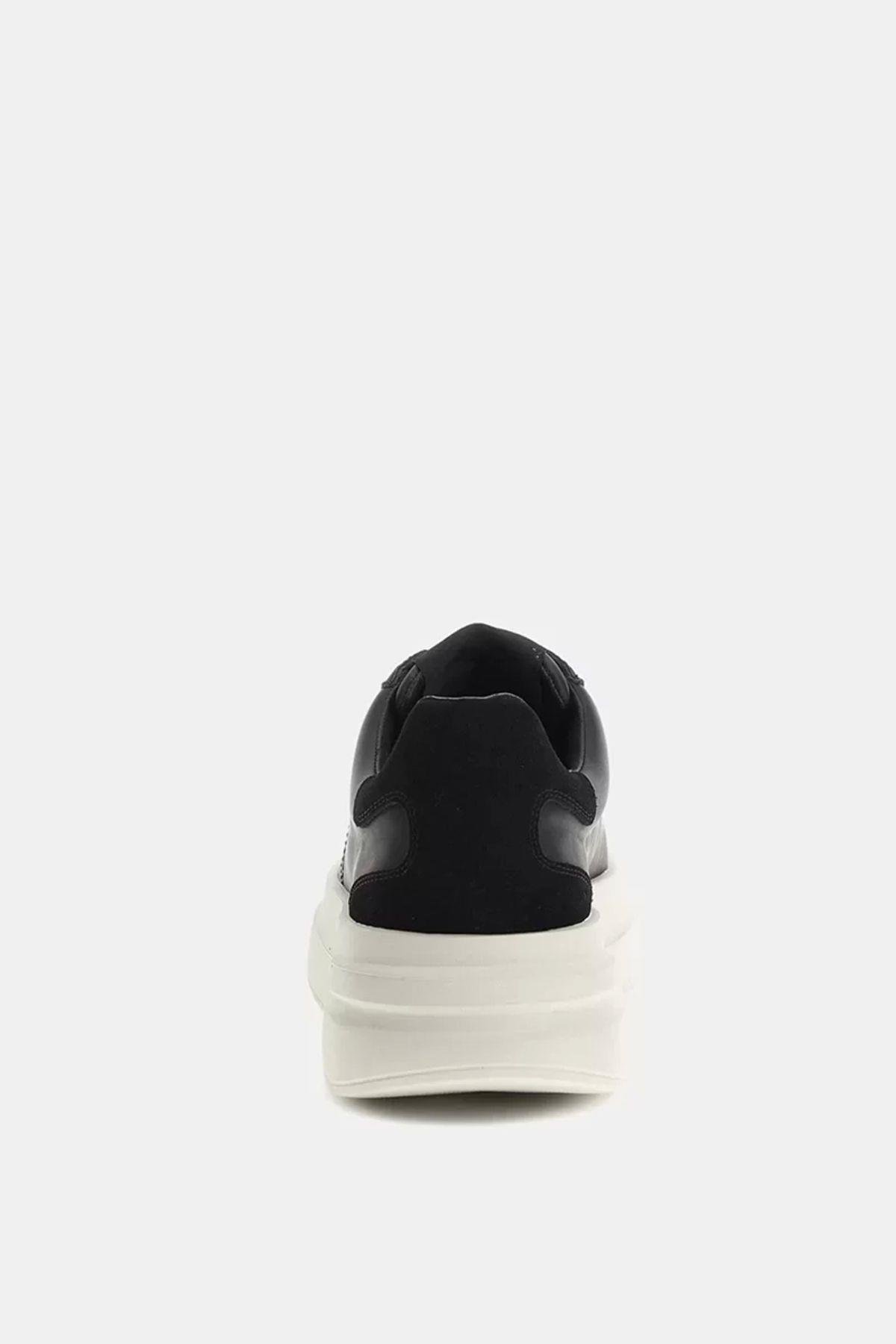 Elba Erkek Siyah Sneaker Fmpvıbsue12-black