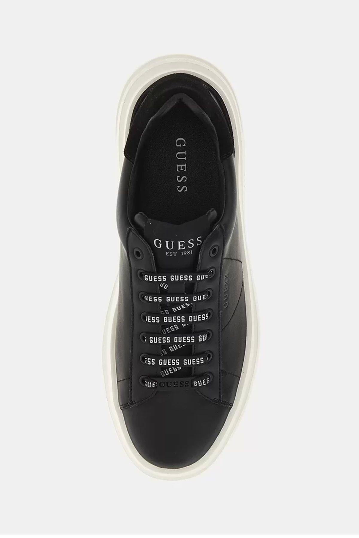 Elba Erkek Siyah Sneaker Fmpvıbsue12-black