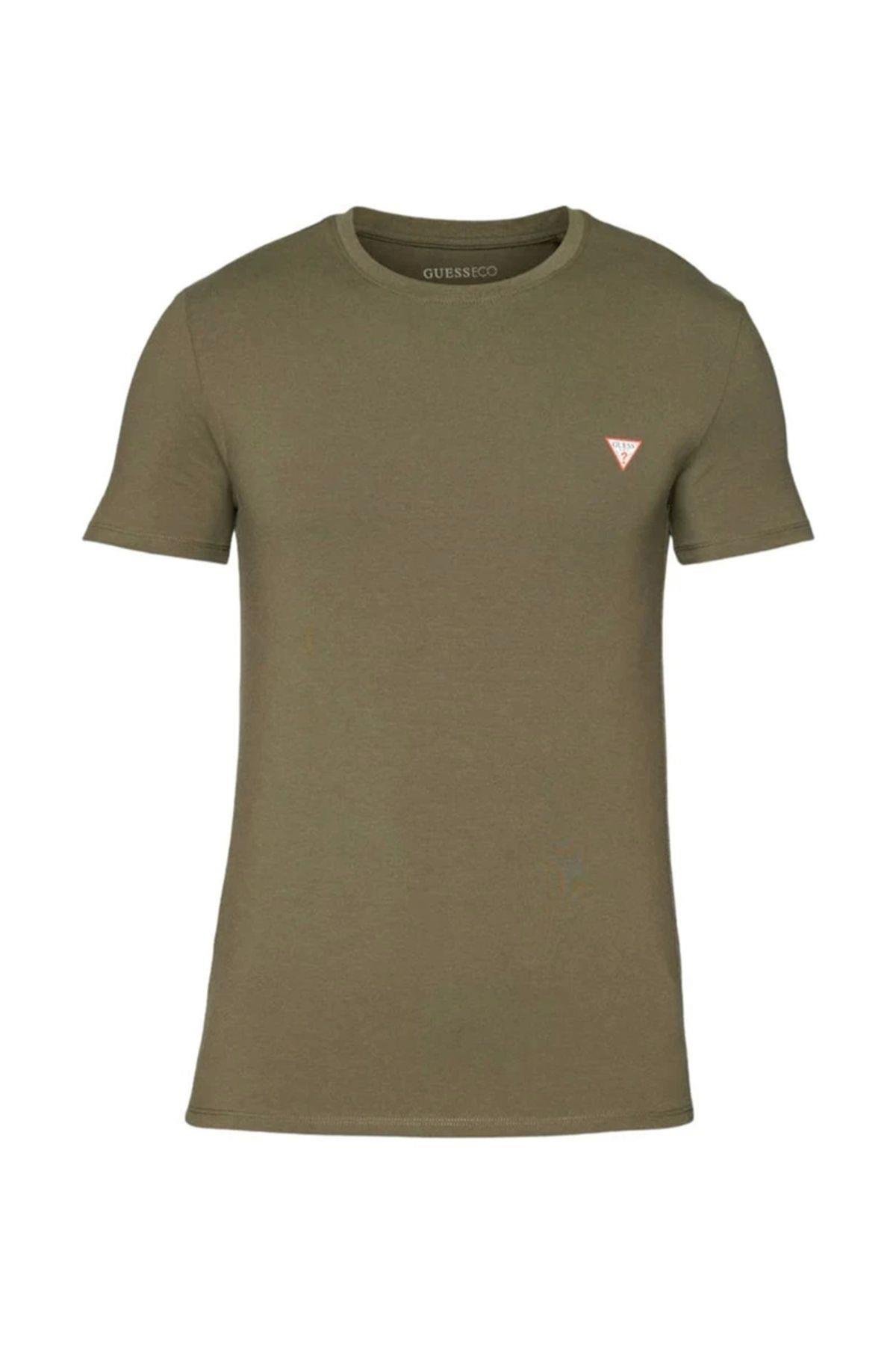 Erkek Yeşil Slim Fit T-shirt