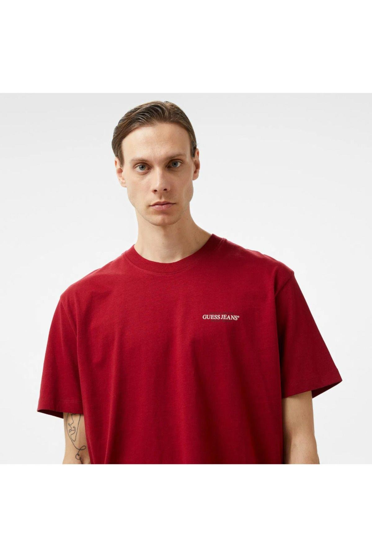 Jeans  American Mid Organic Heavy Jersey 205 Erkek Kırmızı T-Shirt