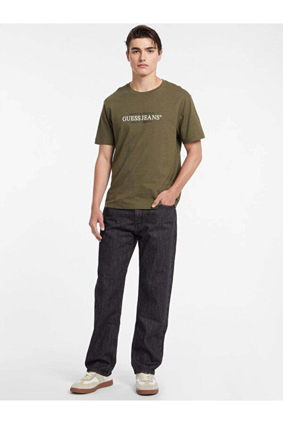 Jeans Erkek Regular Fit T-shirt